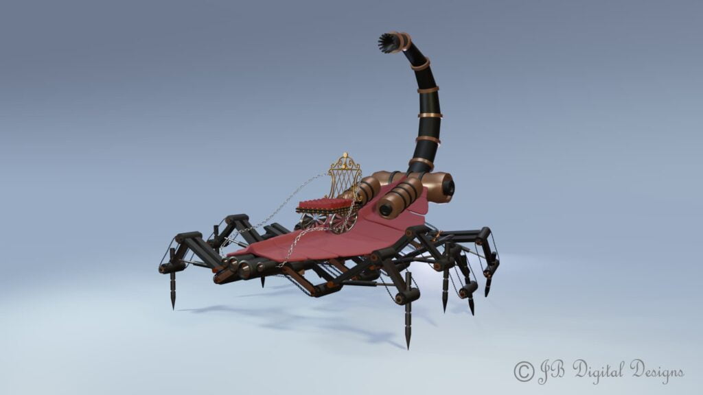 Steampunk scorpion