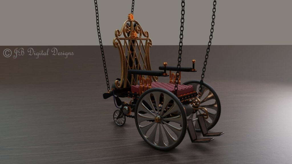 Steampunk wheelchair